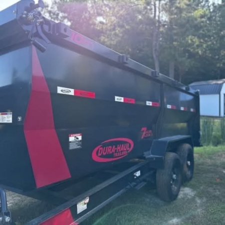 New 2025 Dura-Haul 7x16 Gooseneck 14K Dump Trailer