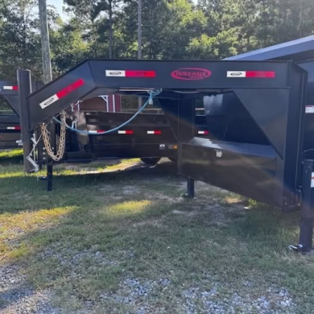 New 2025 Dura-Haul 7x16 Gooseneck 14K Dump Trailer