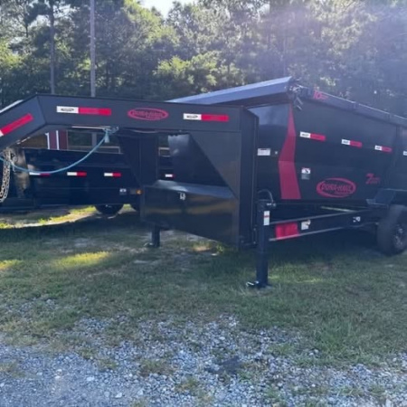 New 2025 Dura-Haul 7x16 Gooseneck 14K Dump Trailer