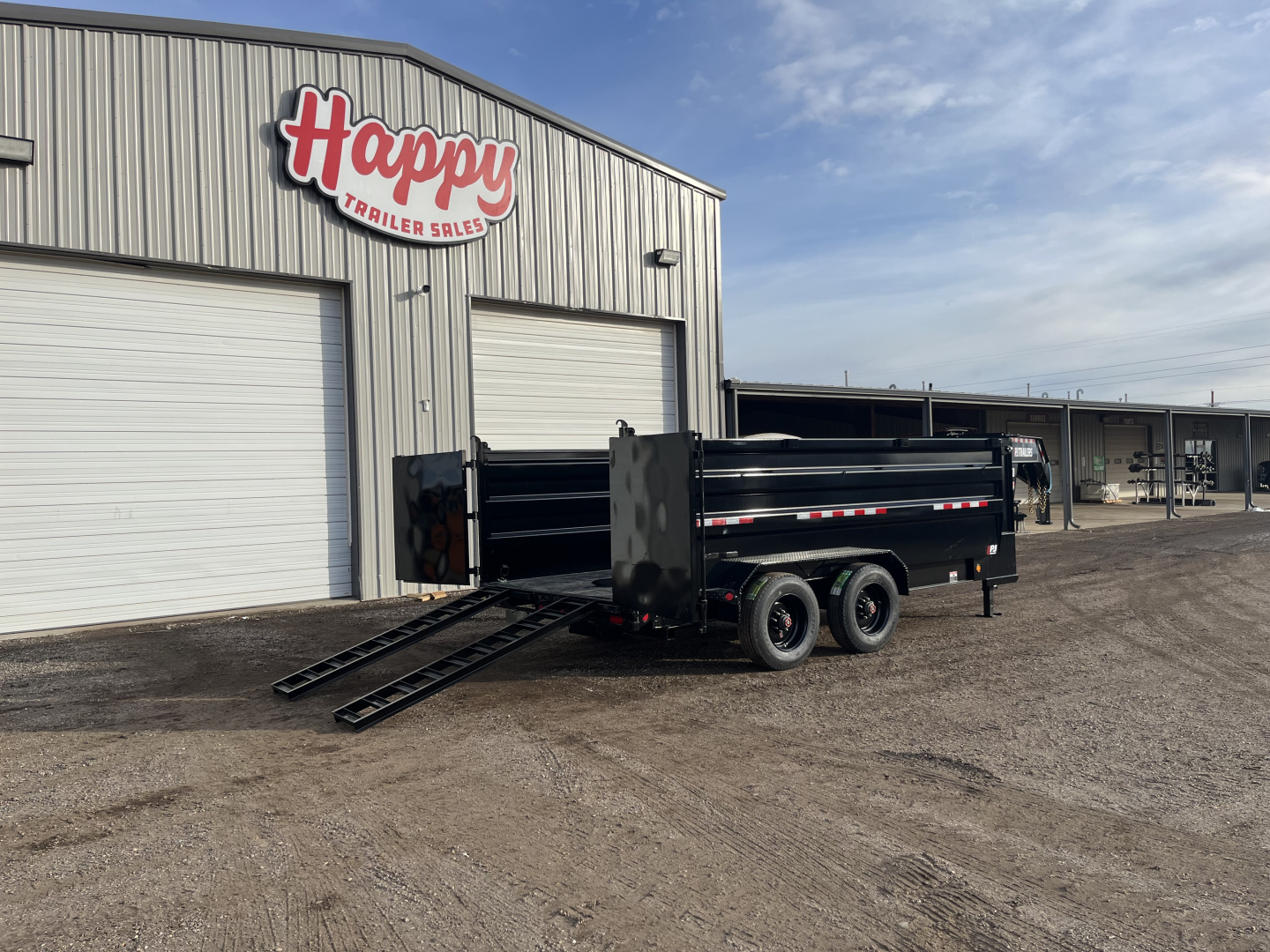 New 2026 PJ 82"x16' GN Tandem Axle HD Low Pro Dump w/ 48" Sides – DE