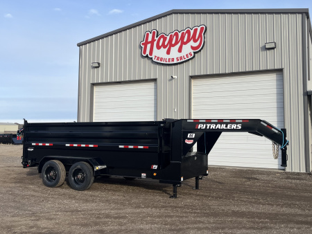 New 2026 PJ 82 x16' GN Tandem Axle HD Low Pro Dump w/ 48  Sides – DE