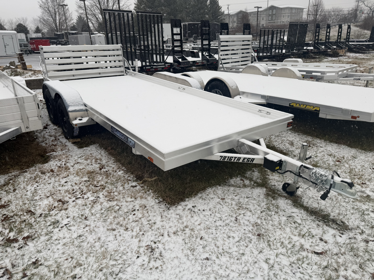 New 2026 Aluma 7816TAESA Utility Trailer