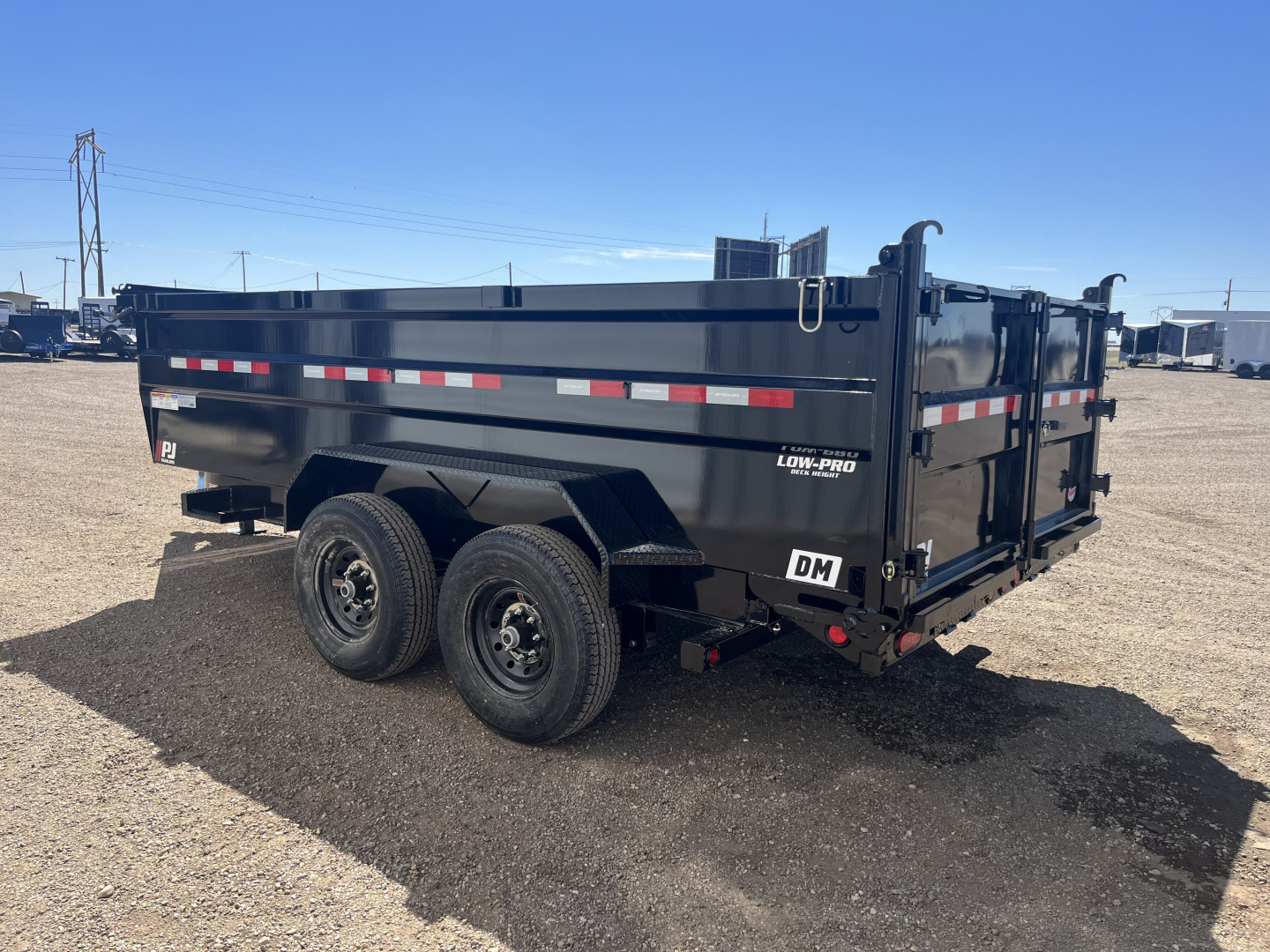 New 2026 PJ 83"x14' BP Tandem Axle Low Pro High Side Dump w/ 36" Sides – DM
