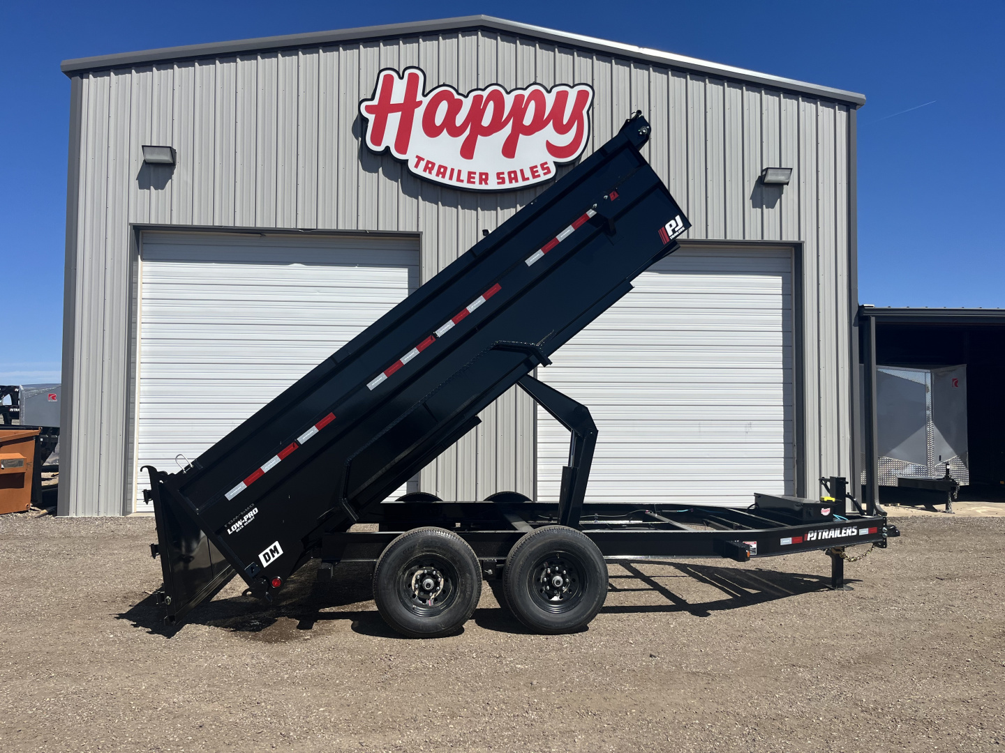 New 2026 PJ 83"x14' BP Tandem Axle Low Pro High Side Dump w/ 36" Sides – DM