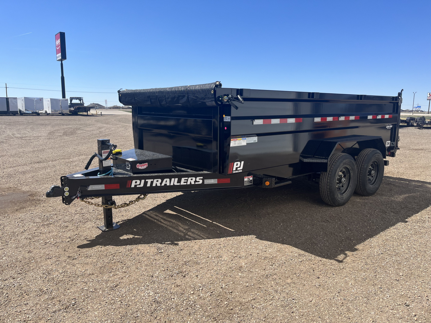 New 2026 PJ 83"x14' BP Tandem Axle Low Pro High Side Dump w/ 36" Sides – DM