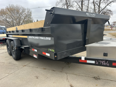New 2026 Southland Trailers 7'x14' 14K GVWR Dump Trailer