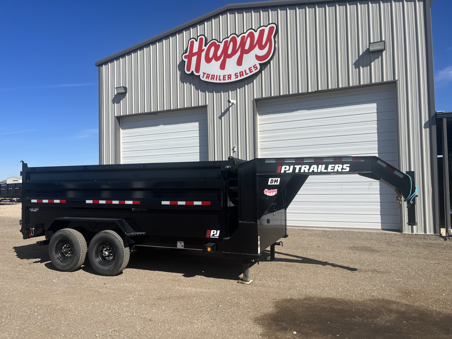 New 2026 PJ 83"x14' GN Tandem Axle Low Pro High Side Dump w/ 48" Sides – DM