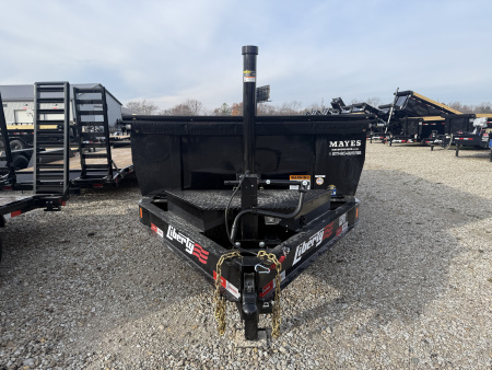 New 2026 Liberty Dump Trailer LD14K83X16B8TS 83X16 TA 24  SIDES (GVW:15400) MIDNIGHT BLACK