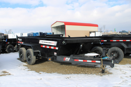 New 2026 PJ Trailers 14' DT1 15.4K GVWR Dump Trailer
