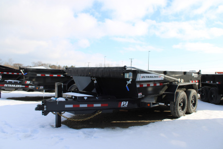 New 2026 PJ Trailers 14' DT1 15.4K GVWR Dump Trailer