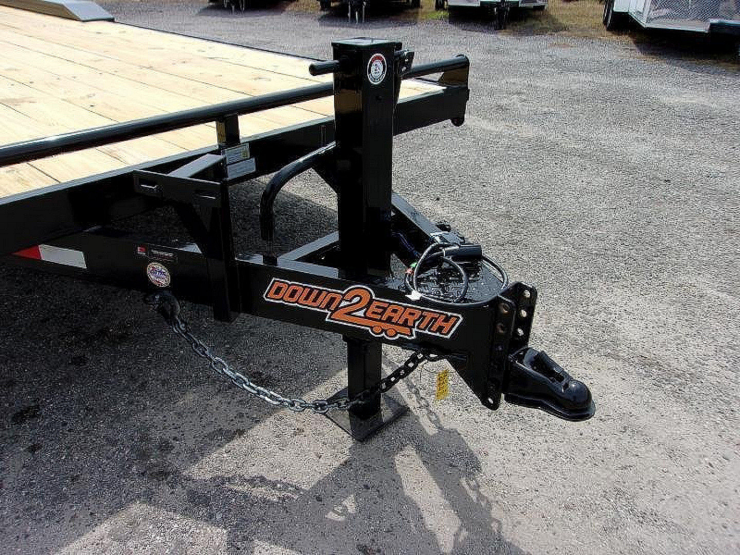 New 2026 Down 2 Earth Trailers 102"X24' Equipment Trailer *Roll Over Fenders* Equipment Trailer