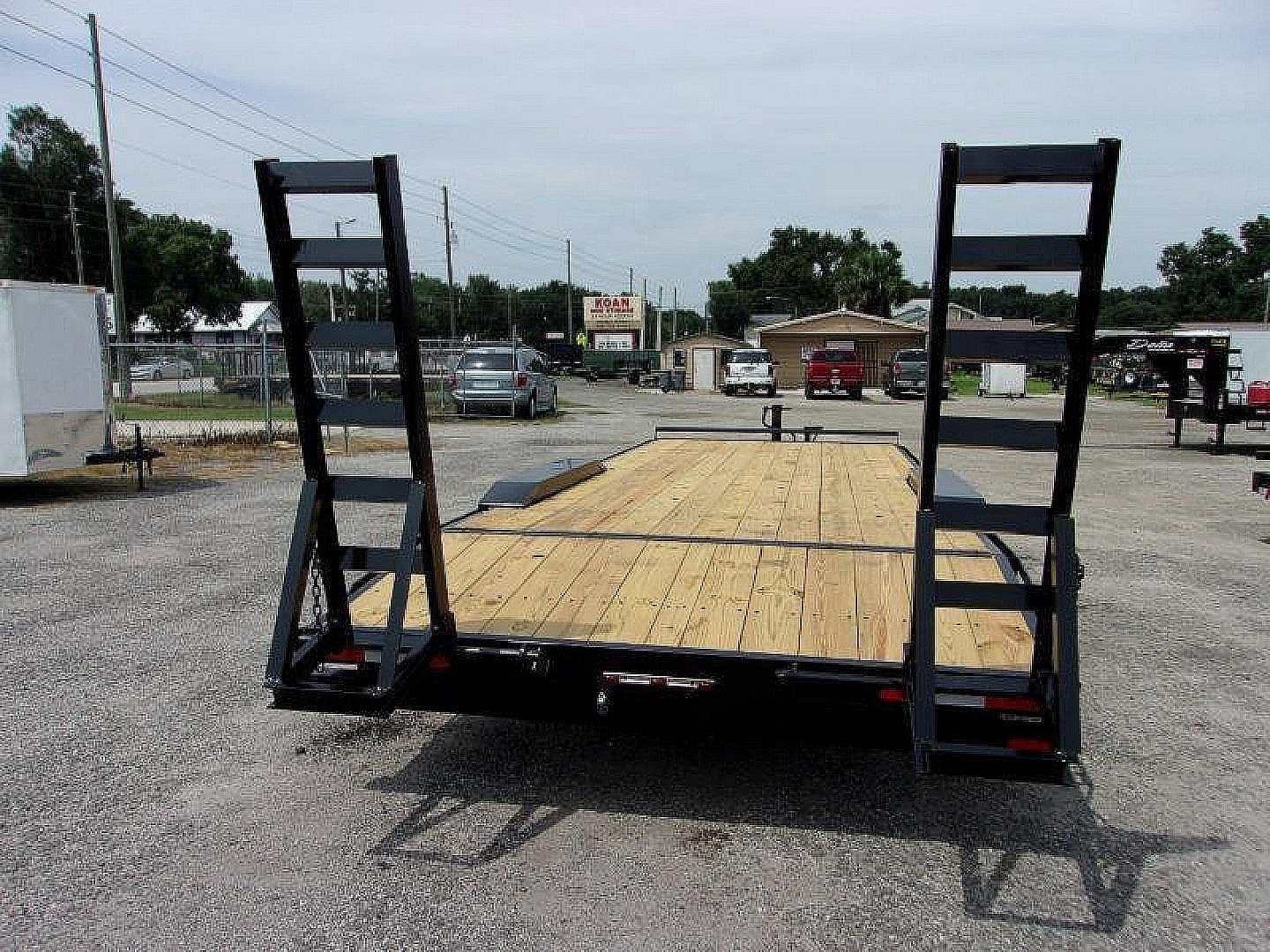 New 2026 Down 2 Earth Trailers 102"X24' Equipment Trailer *Roll Over Fenders* Equipment Trailer