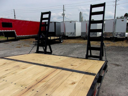 New 2026 Down 2 Earth Trailers 102"X24' Equipment Trailer *Roll Over Fenders* Equipment Trailer