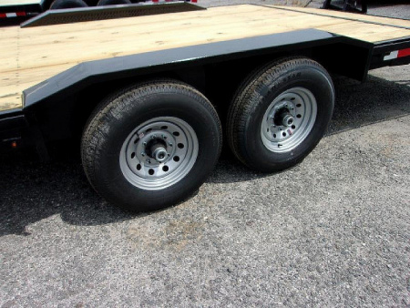 New 2026 Down 2 Earth Trailers 102"X24' Equipment Trailer *Roll Over Fenders* Equipment Trailer