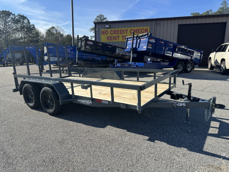 New 2026 GPS 7X14 TANDEM AXLE UTILITY TRAILER WITH SET BACK JACK AND FULL WRAP TONGUE