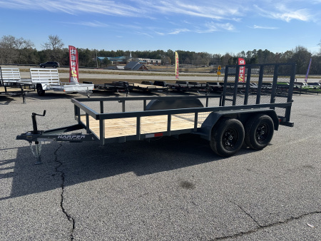 New 2026 10K GPS 7X14 TANDEM AXLE UTILITY TRAILER WITH HD GATE