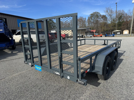 New 2026 10K GPS 7X14 TANDEM AXLE UTILITY TRAILER WITH HD GATE
