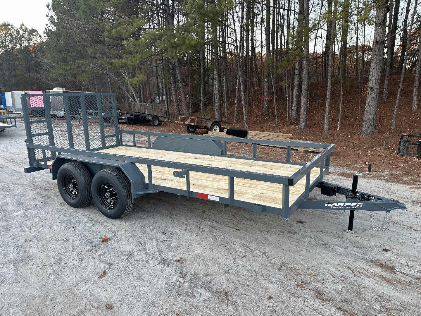 New 2026 10K GPS 7X16 TANDEM AXLE UTILITY TRAILER WITH HD GATE
