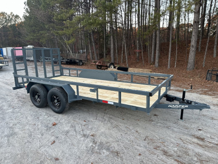 New 2026 10K GPS 7X16 TANDEM AXLE UTILITY TRAILER WITH HD GATE