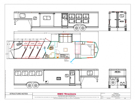 New 2026 SMC 4H 13' LQ Horse Trailer