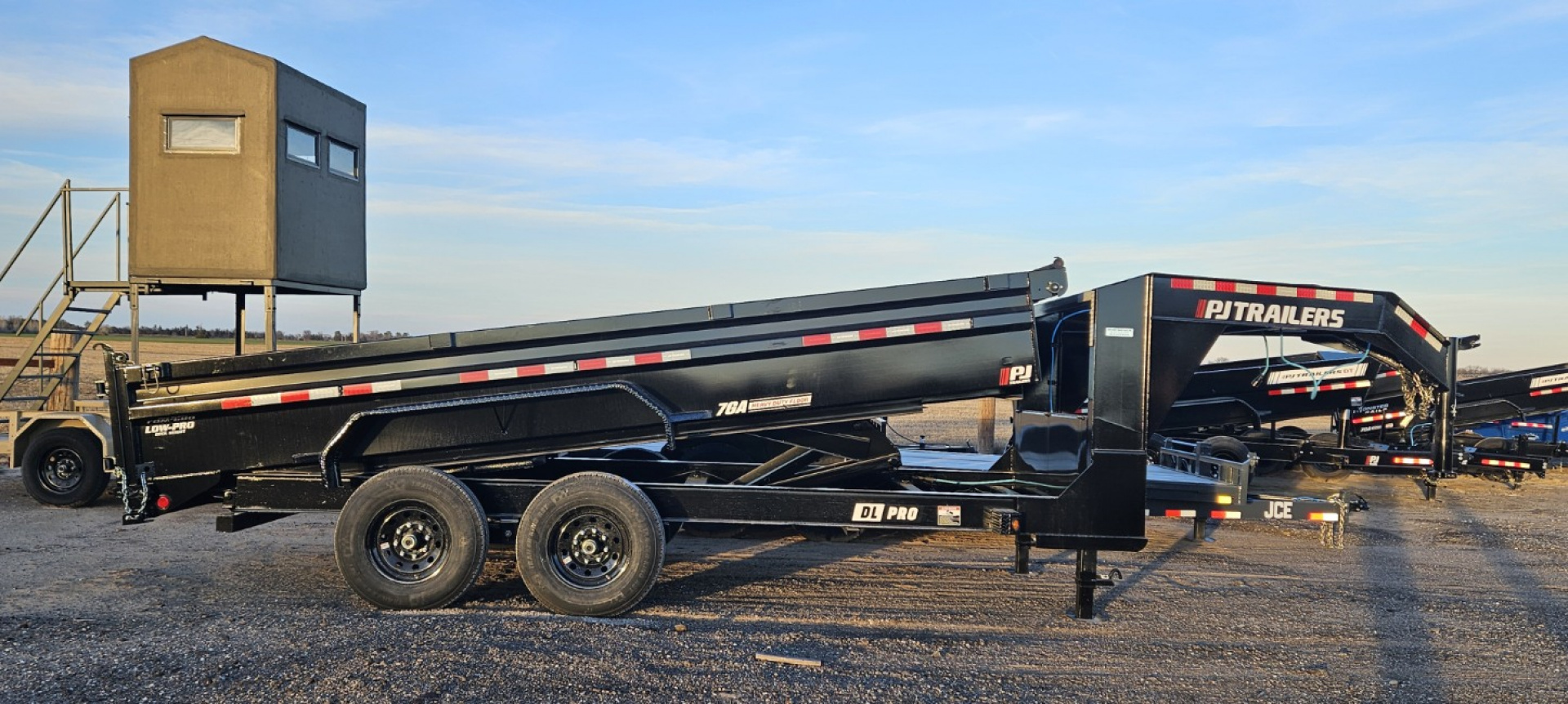 New 2026 PJ Trailers 83 in. x 16' Low Pro Dump (DL) Dump Trailer