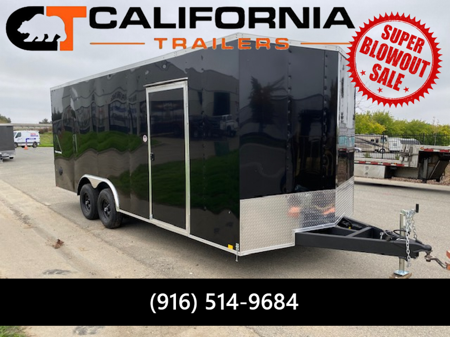 New 8.5x20 Tandem Axle 10K Enclosed Car Hauler