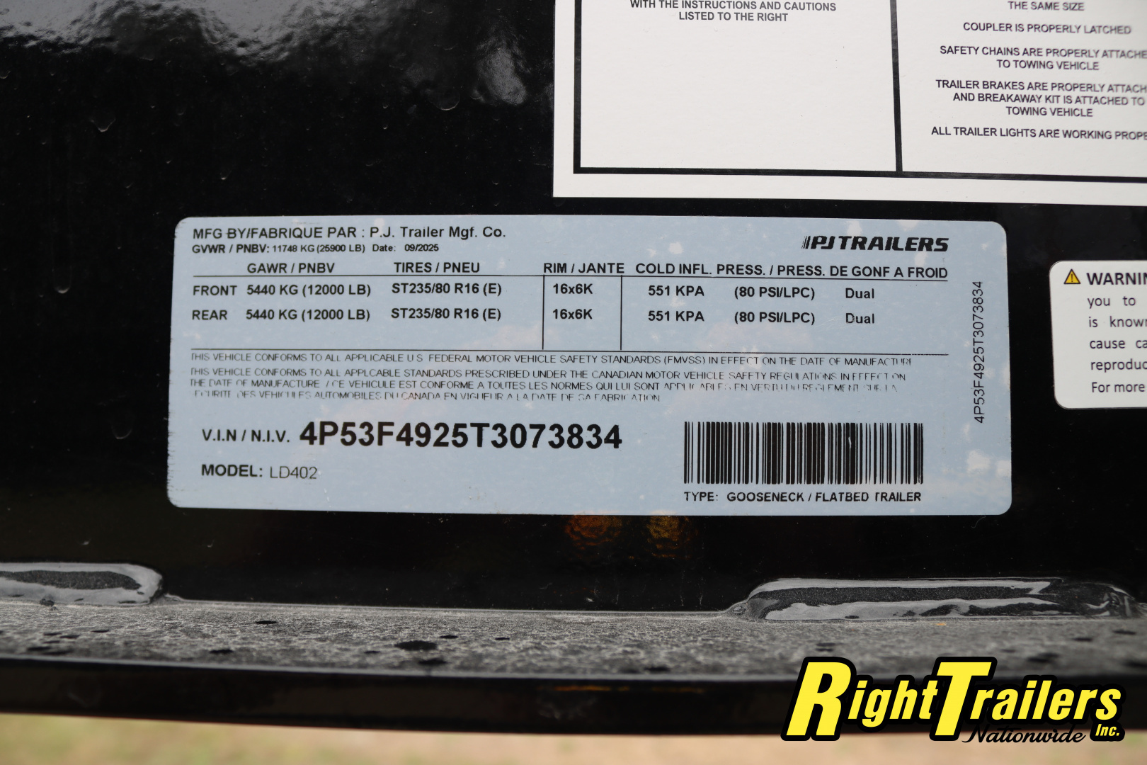 New 2026 8.5X40 PJ GOOSENECK EQUIPMENT TRAILER