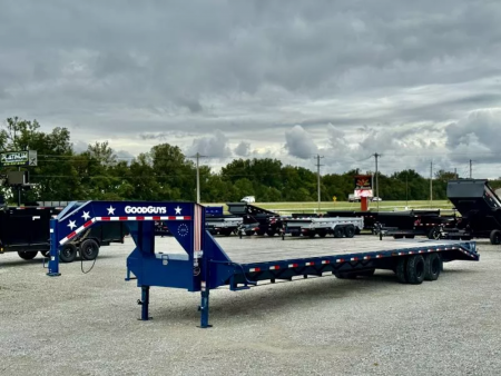 Used 2024 Good Guys Trailers USED GOOSENECK 102X40 1776 EDITION 24K GVWR Flatbed Trailer