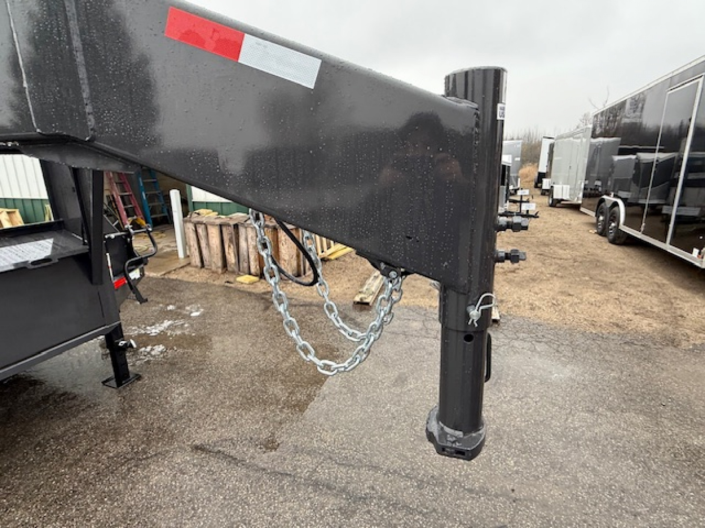 New 2026 Rice Trailers 102"X25' GOOSENECK Equipment Trailer