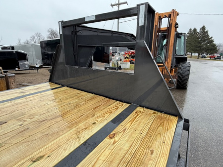 New 2026 Rice Trailers 102"X25' GOOSENECK Equipment Trailer