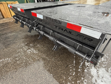 New 2026 Rice Trailers 102"X25' GOOSENECK Equipment Trailer