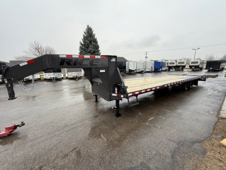 New 2026 Rice Trailers 102 X30' GOOSENECK Equipment Trailer