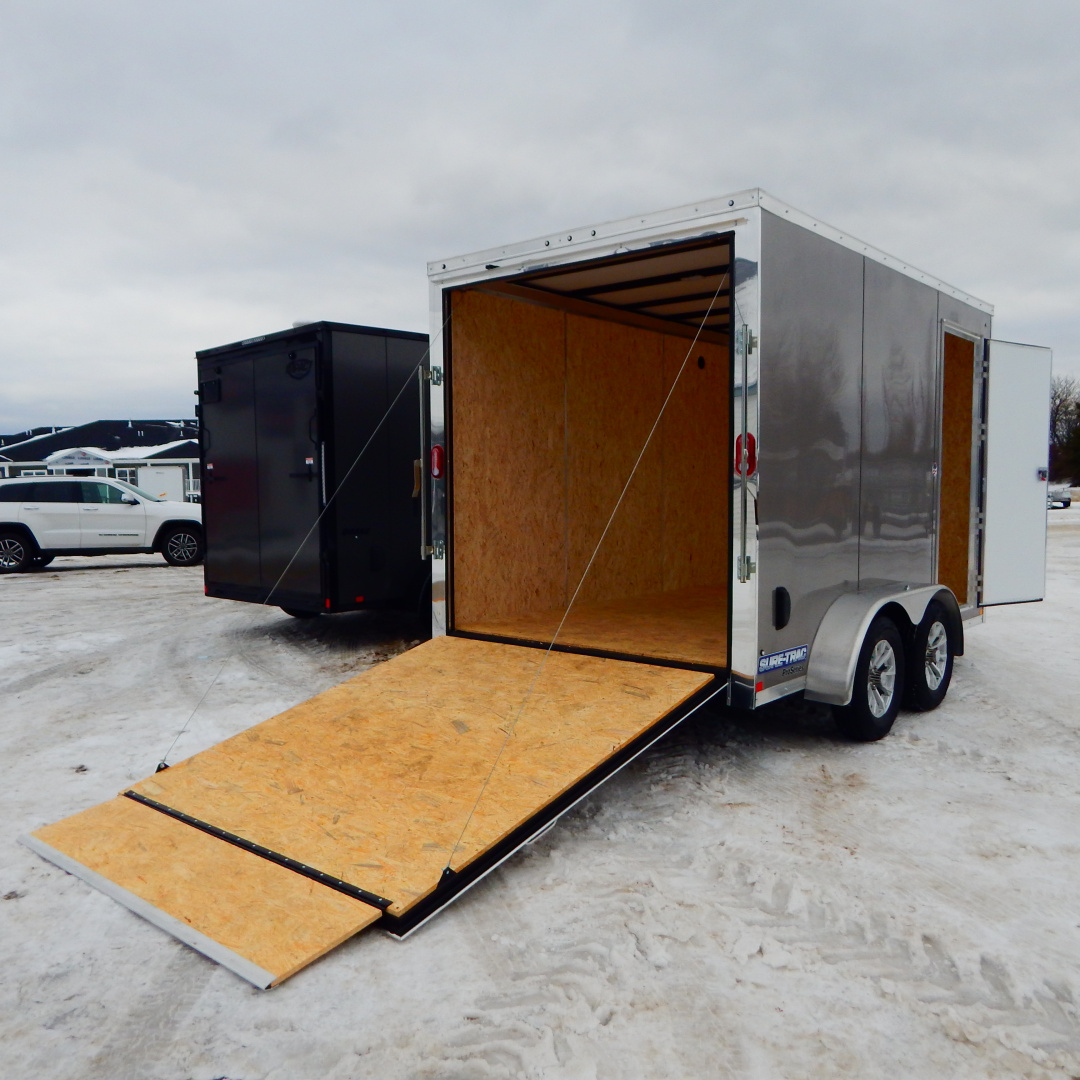 New 2026 Sure-Trac 7x12 7k Pro-Series V-Nose Cargo / Enclosed Trailer