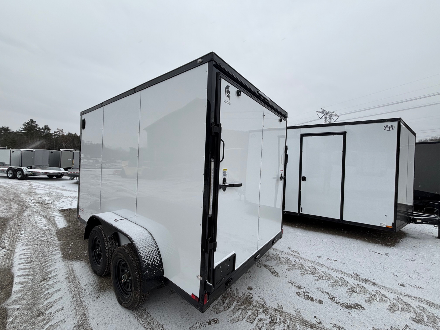 New 2026 Spartan 7X12 +2ft V-nose/7' interior height /Blackout Package ...