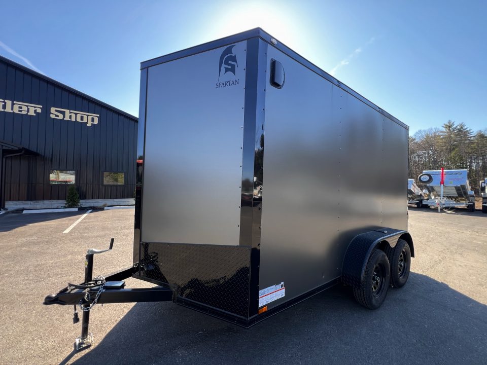 New Ding Sale* 2026 Spartan 7X12 +2ft V-nose/7' interior height /Blackout Package/ Polycore Exterior - 7000GVW