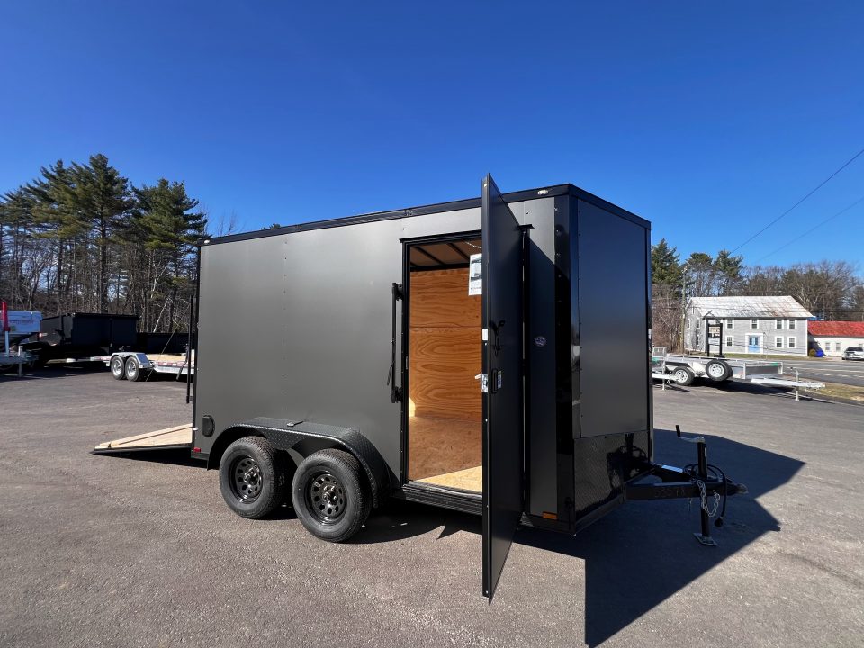 New Ding Sale* 2026 Spartan 7X12 +2ft V-nose/7' interior height /Blackout Package/ Polycore Exterior - 7000GVW