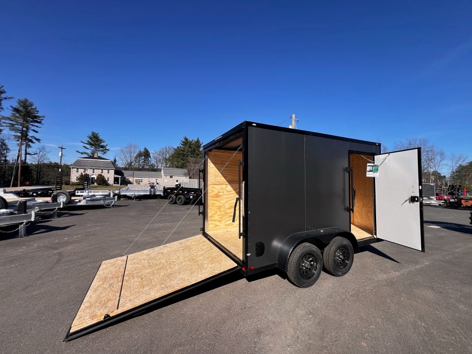 New Ding Sale* 2026 Spartan 7X12 +2ft V-nose/7' interior height /Blackout Package/ Polycore Exterior - 7000GVW