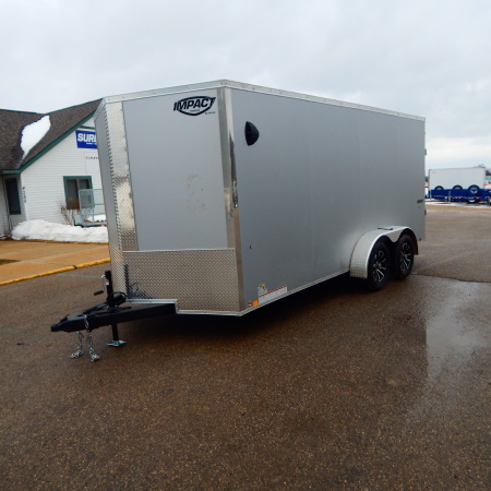 New 2026 Impact Trailers 7x14 7k Cargo / Enclosed Trailer
