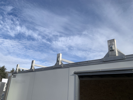 New 2026 High Country 7x14 + 18" V-Nose/ XLT Aluminum trailer /Barn Door/ Ladder Racks/ 6'6" interior -7000GVW