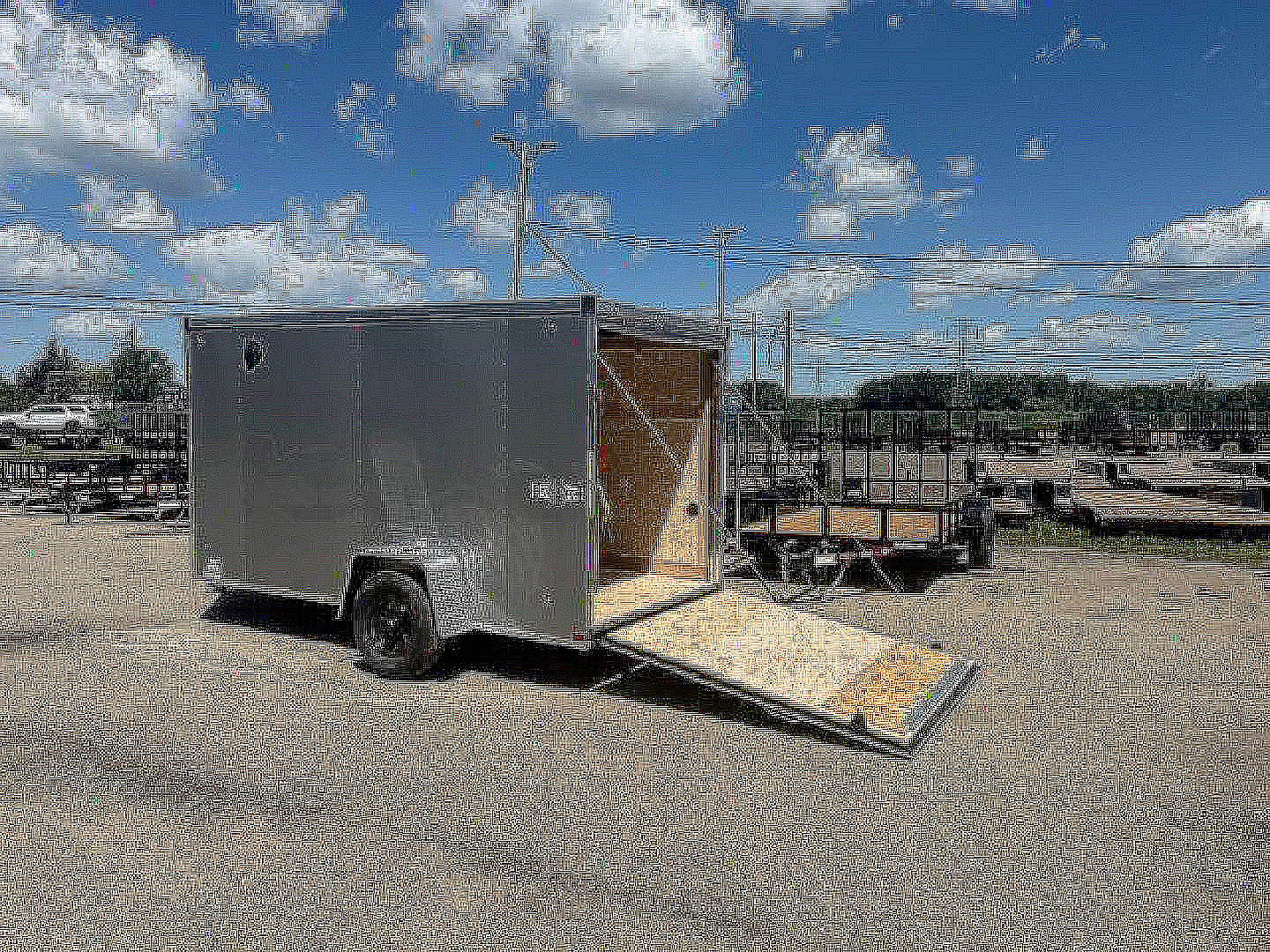 New 2026 6 x 12 Stealth Enclosed Trailer with Ramp