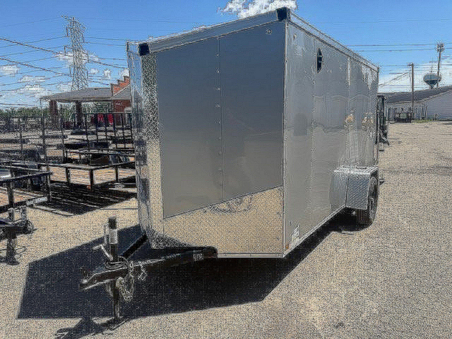 New 2026 6 x 12 Stealth Enclosed Trailer with Ramp