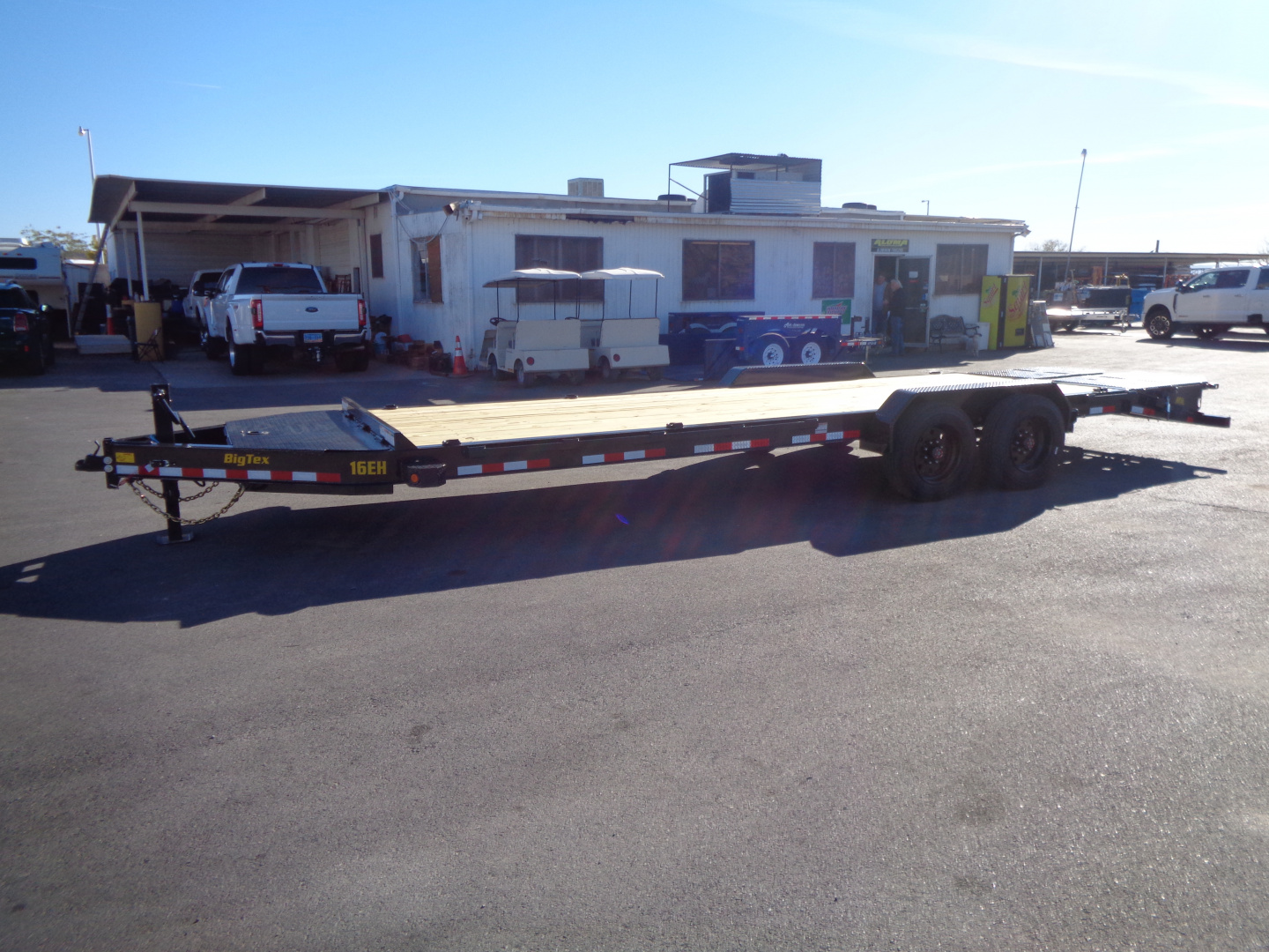 New 2026 Big Tex Trailers * 16EH-24 * 24Ft Super Duty Tandem Axle Seamless I-Beam 17.6k Equipment Trailer