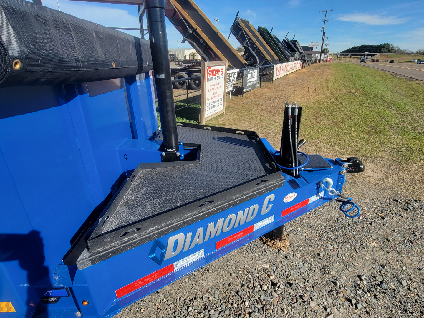 New 2026 Diamond C Trailers LPT207 14' x 82" Pacesetter Edition Dump Trailer