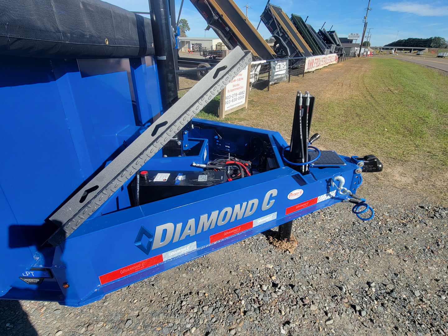 New 2026 Diamond C Trailers LPT207 14' x 82" Pacesetter Edition Dump Trailer