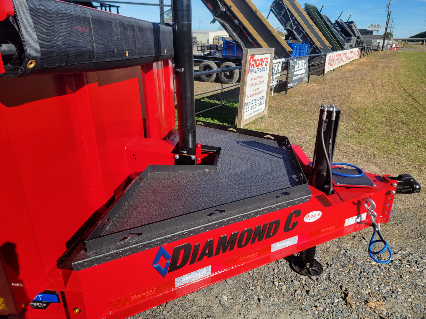 New 2026 Diamond C Trailers LPT207 14' x 82" Pacesetter Edition Dump Trailer