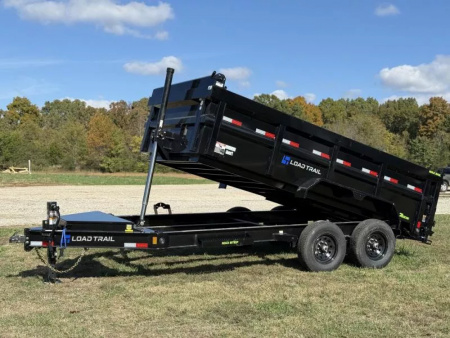 New 2026 Load Trail DL 83X14 3FT HIGH SIDE TELESCOPIC 7 GAUGE 14K Dump Trailer