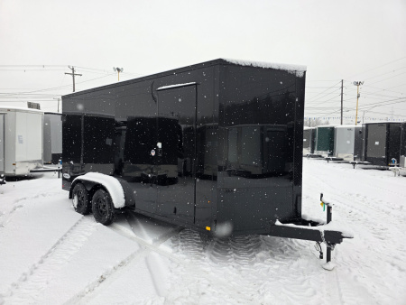 New 2026 Look Trailers ELEMENT SE 7X16 7K - NEW - BLK OUT Cargo / Enclosed Trailer