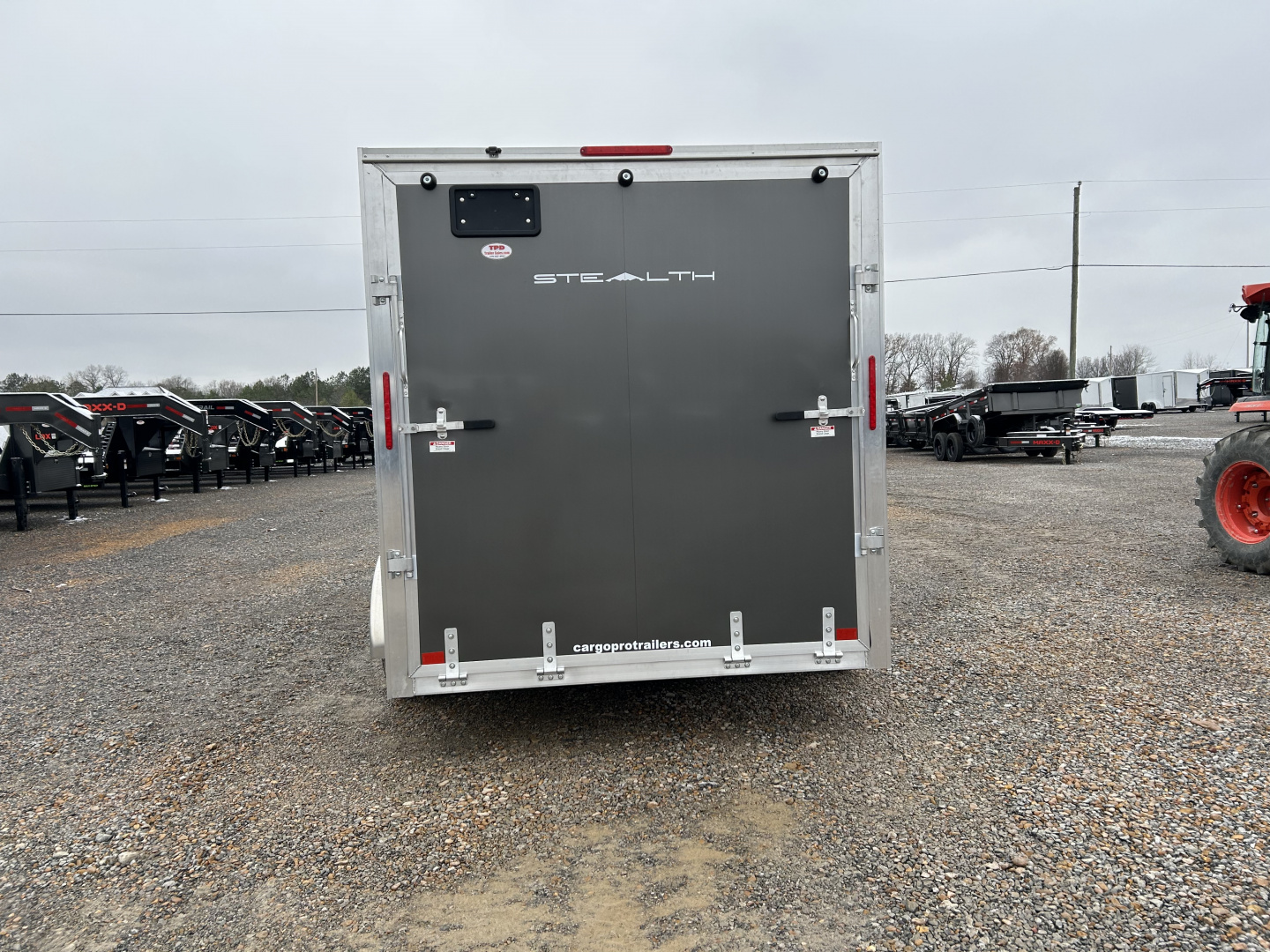 New 2026 ALCOM 7'x14' Aluminum Enclosed Trailer