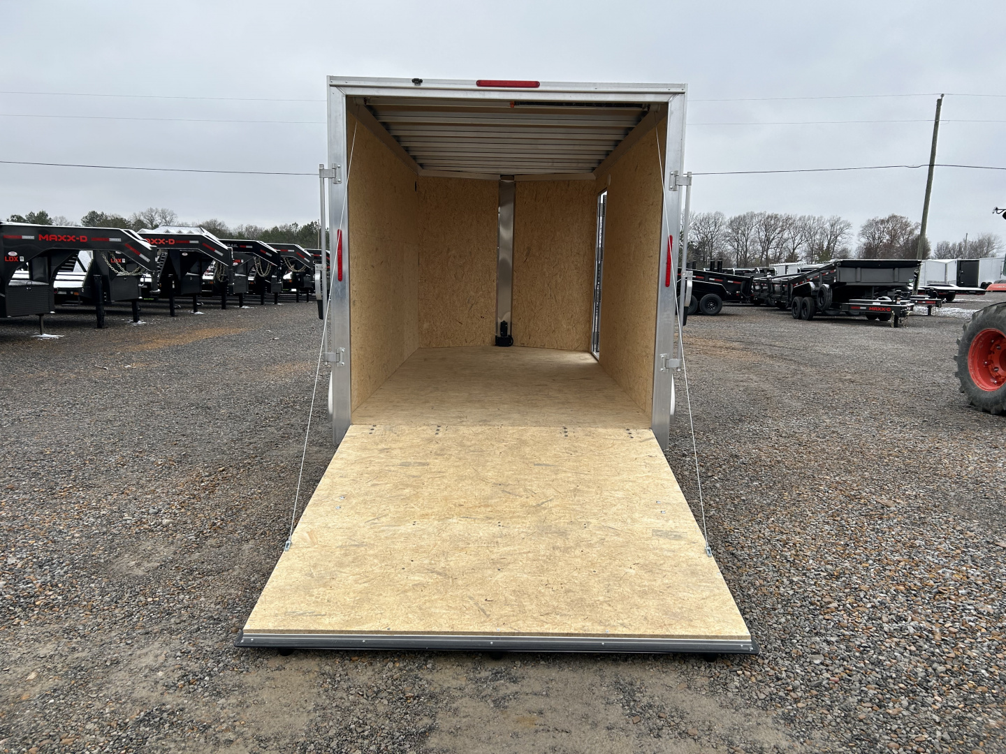 New 2026 ALCOM 7'x14' Aluminum Enclosed Trailer