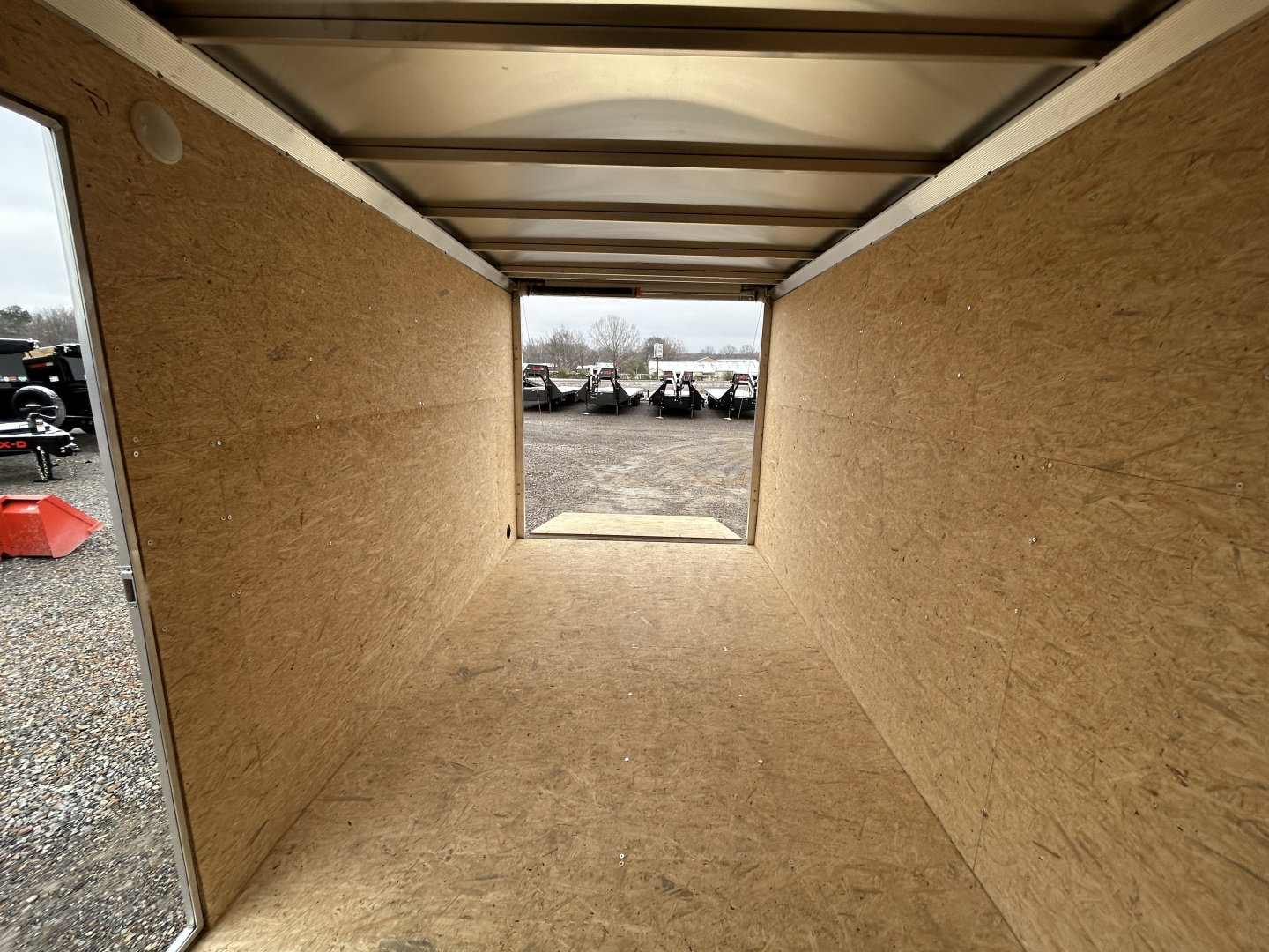 New 2026 ALCOM 7'x14' Aluminum Enclosed Trailer